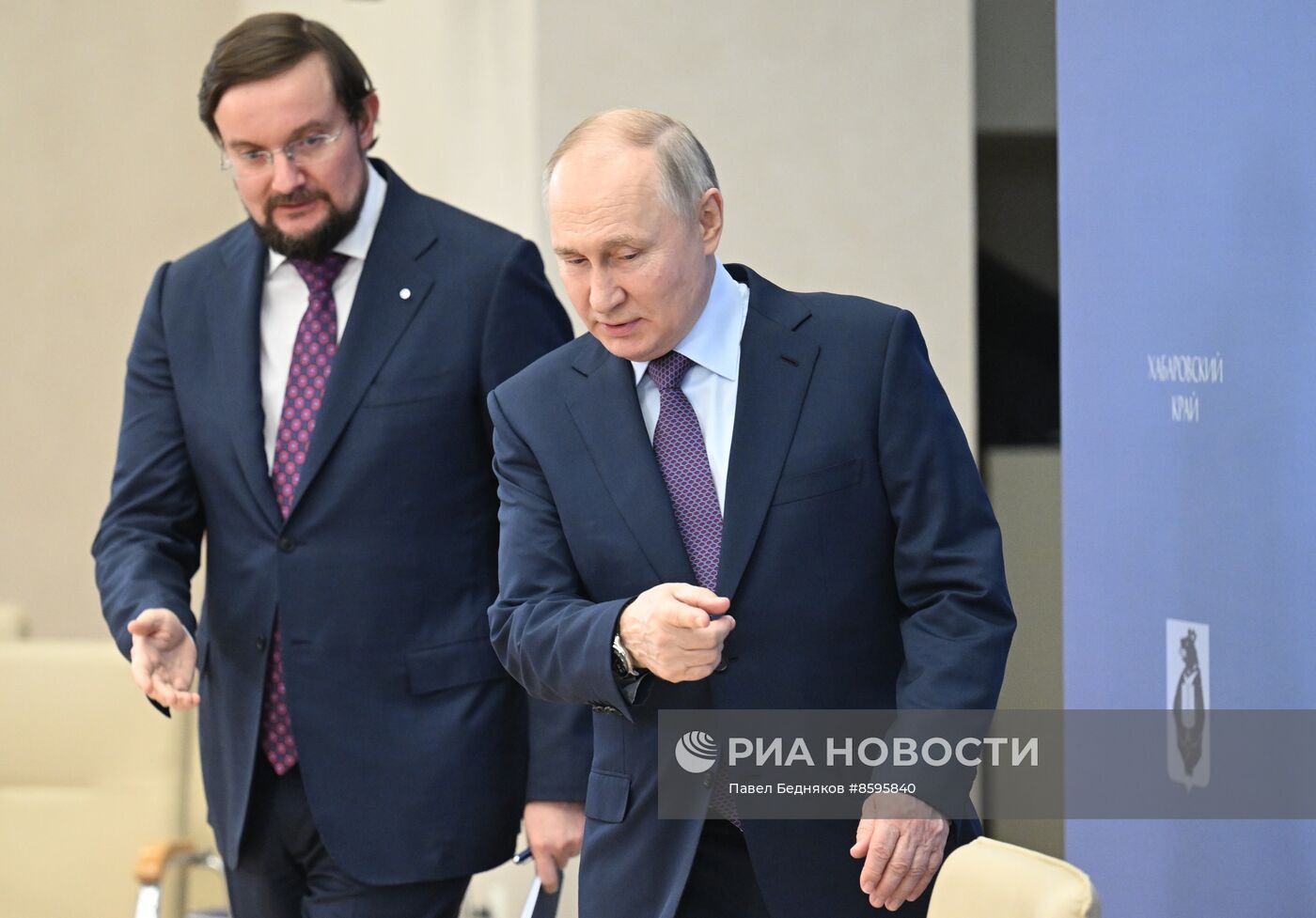 Рабочая поездка президента РФ В. Путина в Хабаровск