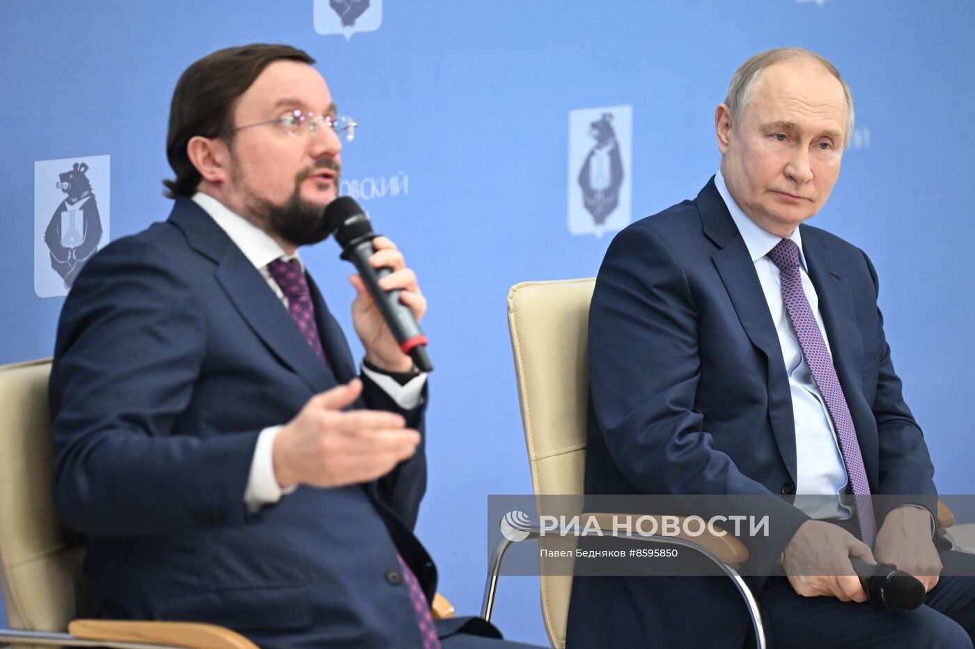 Рабочая поездка президента РФ В. Путина в Хабаровск