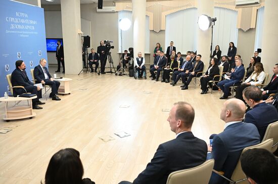 Рабочая поездка президента РФ В. Путина в Хабаровск 