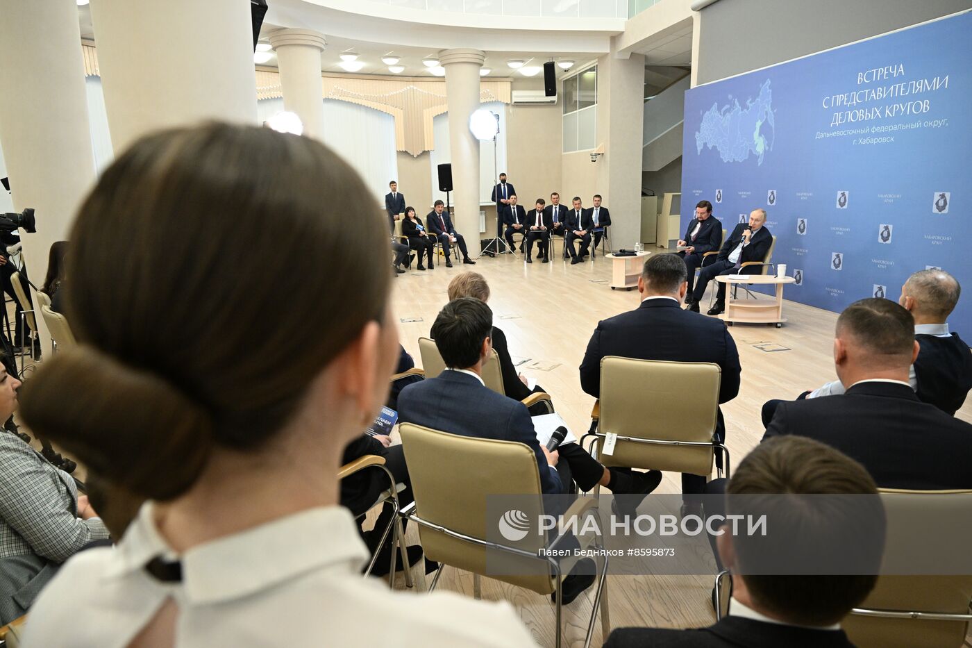 Рабочая поездка президента РФ В. Путина в Хабаровск