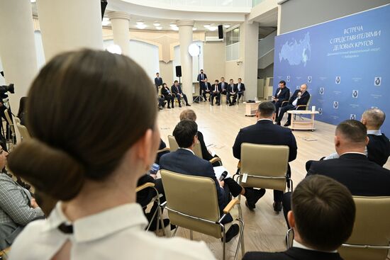 Рабочая поездка президента РФ В. Путина в Хабаровск 