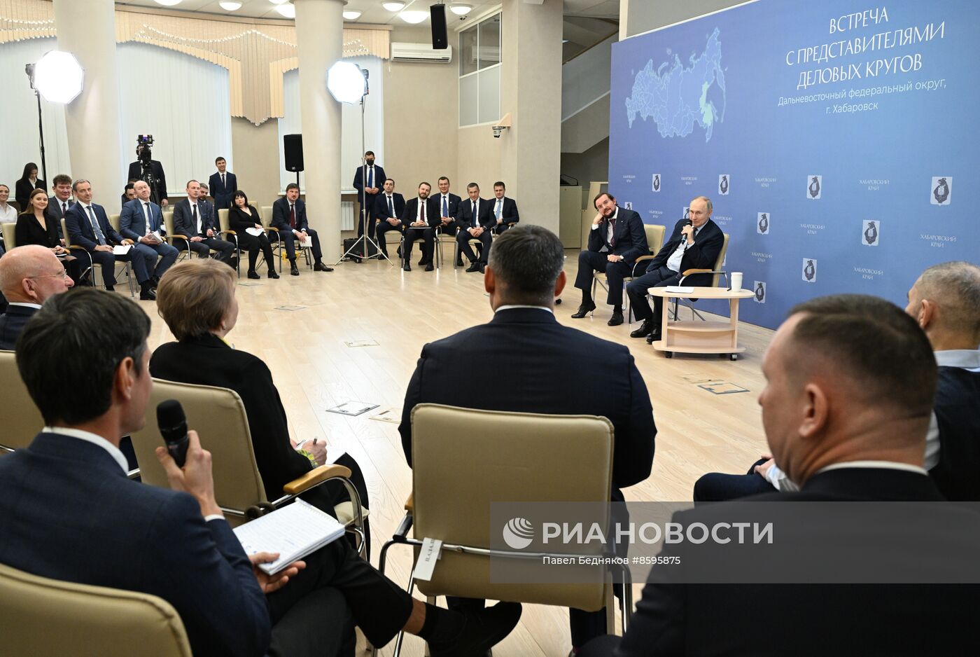 Рабочая поездка президента РФ В. Путина в Хабаровск 
