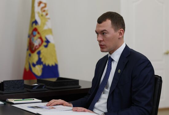 Рабочая поездка президента РФ В. Путина в Хабаровск 