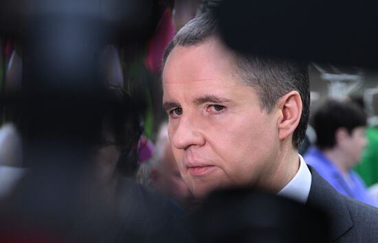 Международная выставка-форум "Россия"
Открытие Дня региона - презентация Белгородской области, павильон №75
Вячеслав Гладков, губернатор Белгородской области Место: Россия, Москва. Автор: Евгений Биятов/РИА Новости. Выставка "Россия". Белгородская область. День региона