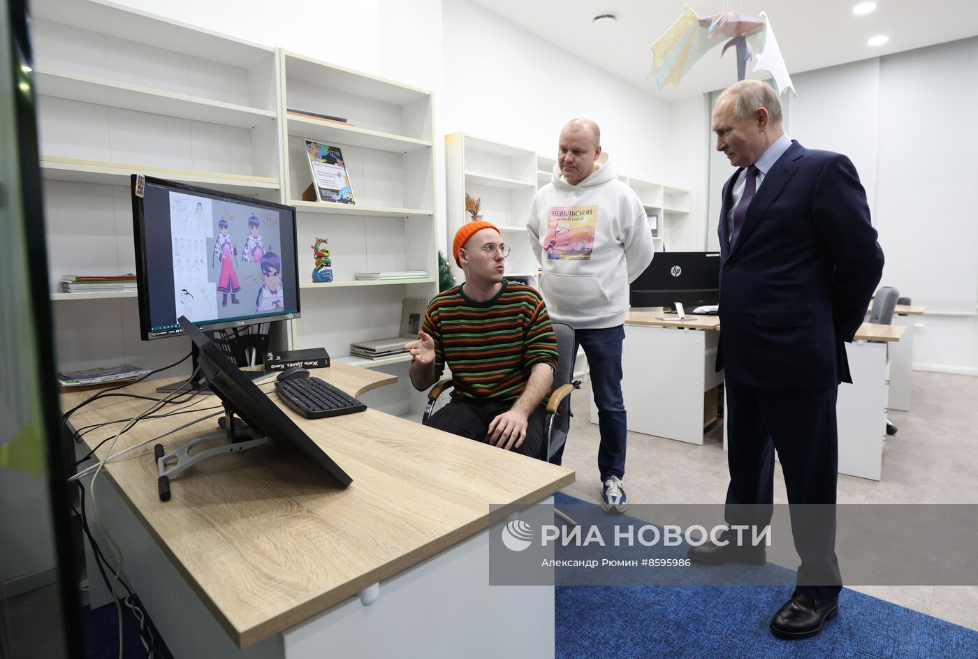 Рабочая поездка президента РФ В. Путина в Хабаровск