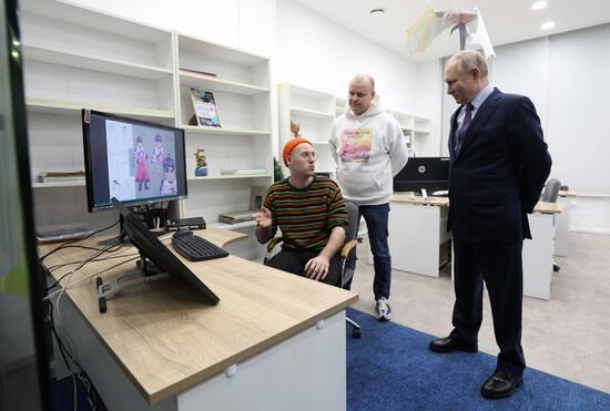 Рабочая поездка президента РФ В. Путина в Хабаровск 