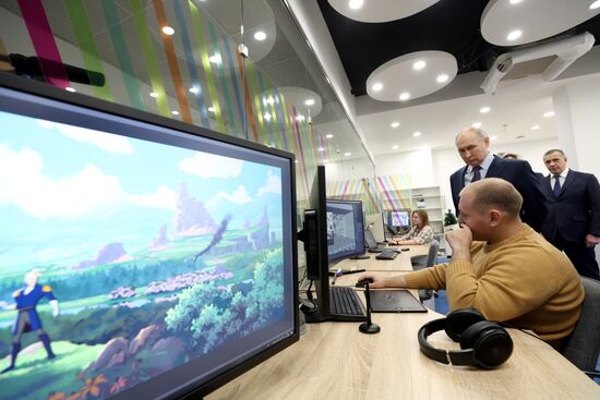 Рабочая поездка президента РФ В. Путина в Хабаровск 