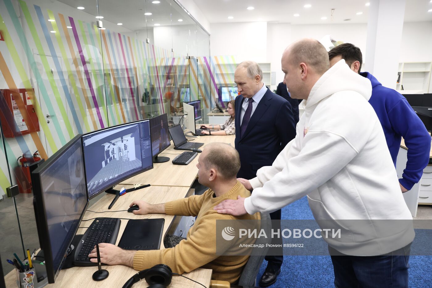 Рабочая поездка президента РФ В. Путина в Хабаровск 