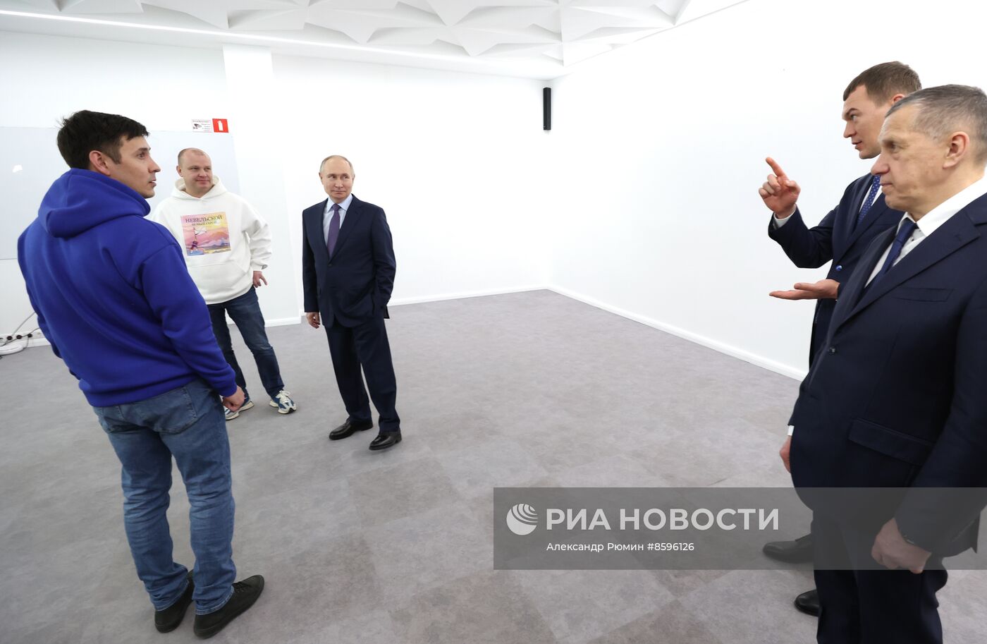 Рабочая поездка президента РФ В. Путина в Хабаровск 