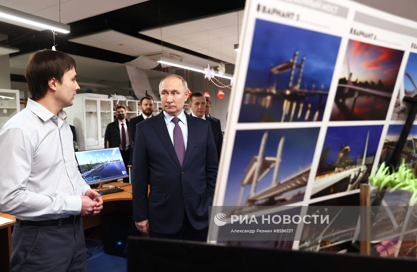 Рабочая поездка президента РФ В. Путина в Хабаровск 
