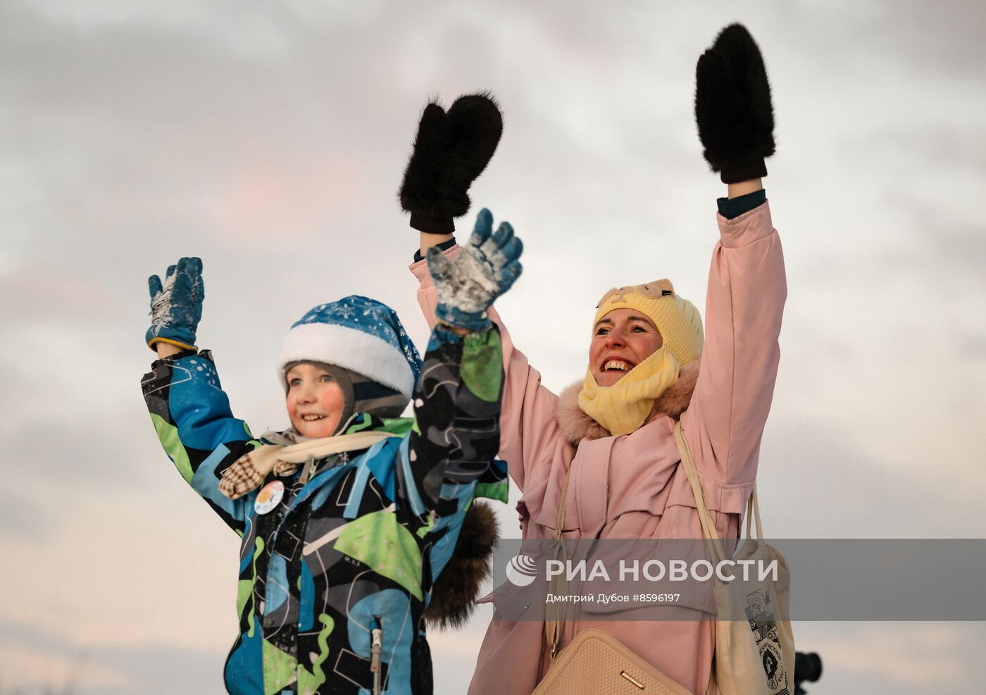 Встреча солнца после полярной ночи в Мурманске