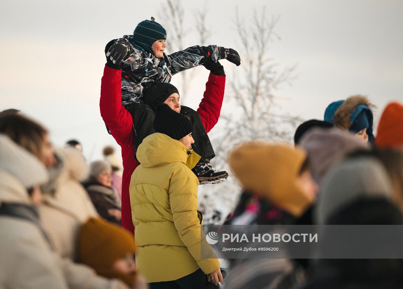 Встреча солнца после полярной ночи в Мурманске