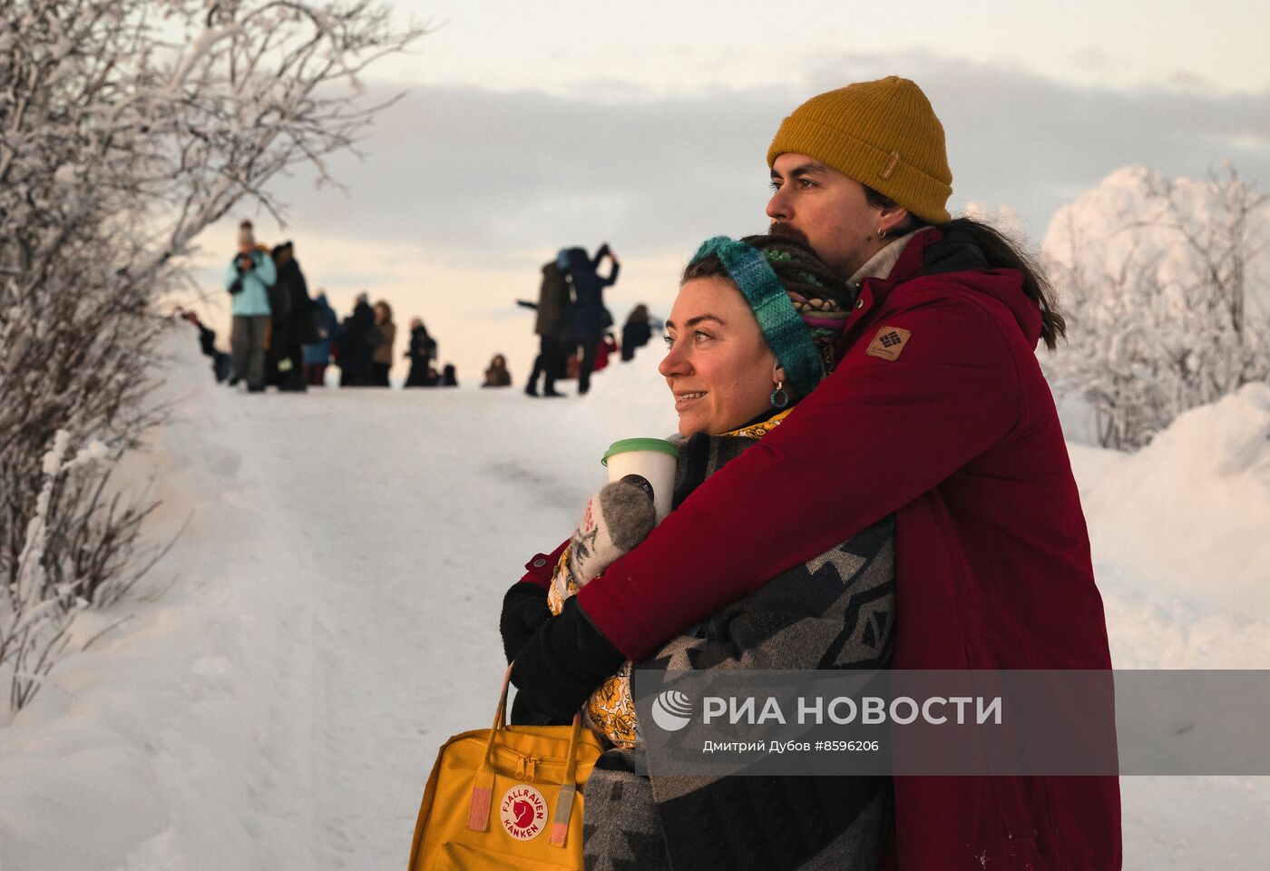 Встреча солнца после полярной ночи в Мурманске