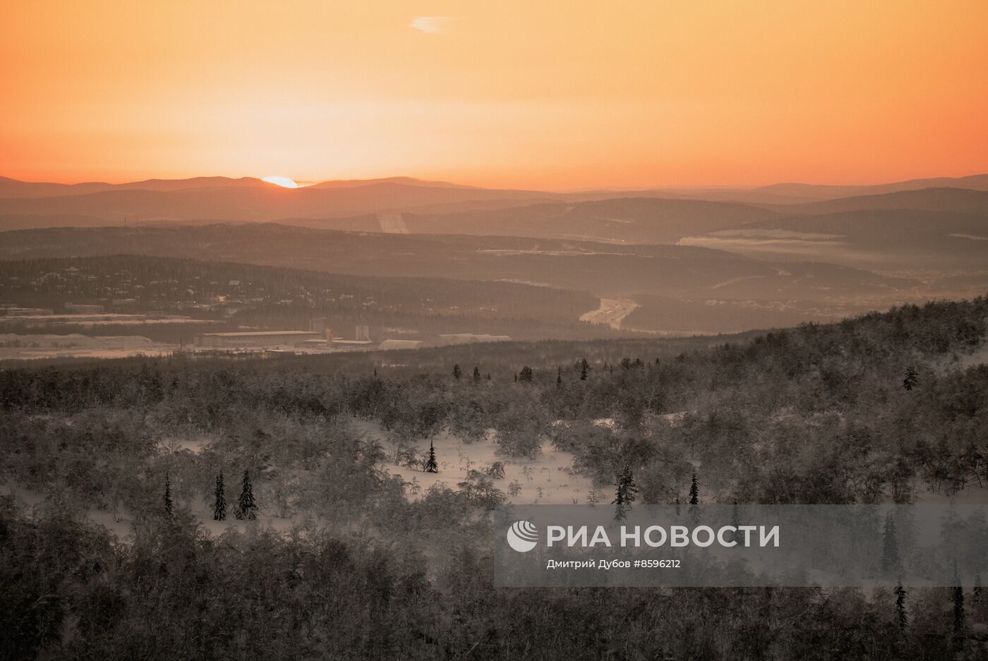 Встреча солнца после полярной ночи в Мурманске