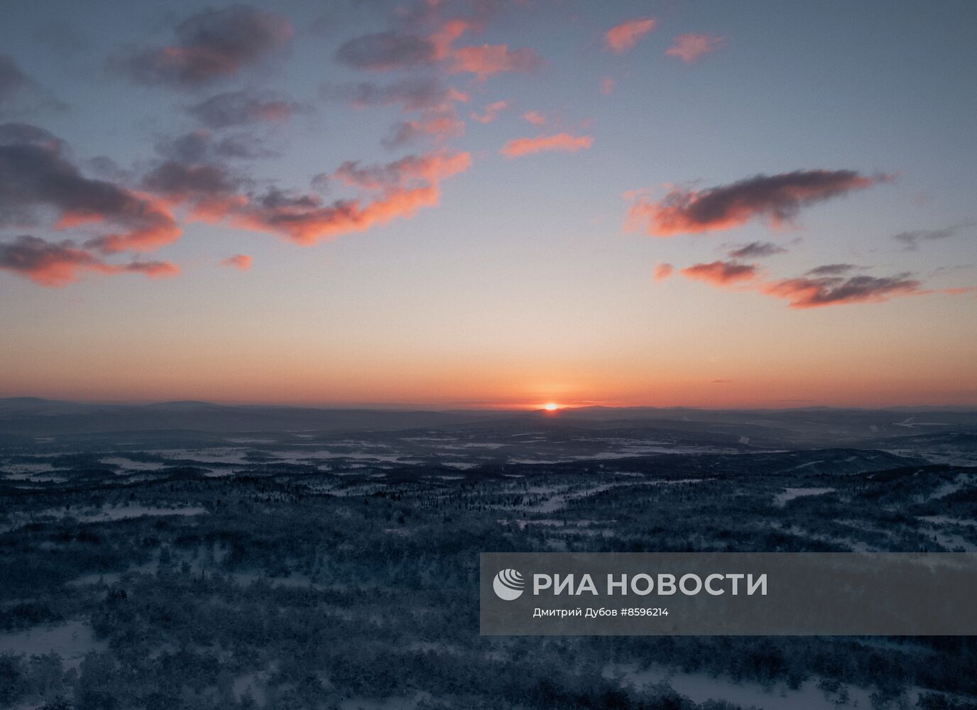 Встреча солнца после полярной ночи в Мурманске