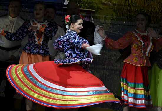 Международная выставка-форум "Россия"
Концерт "Белогорье. Там, где важен каждый", павильон №75
Место: Россия, Москва. Автор: Евгений Биятов/РИА Новости. Выставка "Россия". Белгородская область. День региона