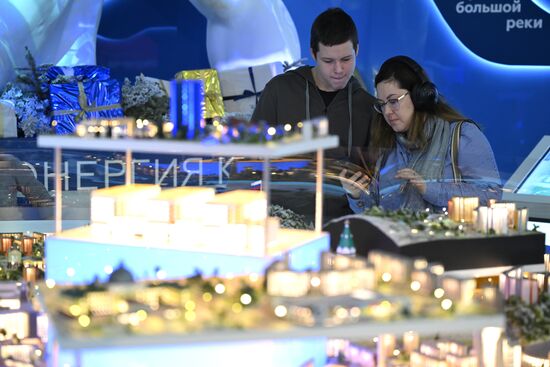 Международная выставка-форум "Россия"
Стенд Красноярского края, павильон №75 Место: Россия, Москва. Автор: Максим Блинов/РИА Новости. Работа выставки "Россия"