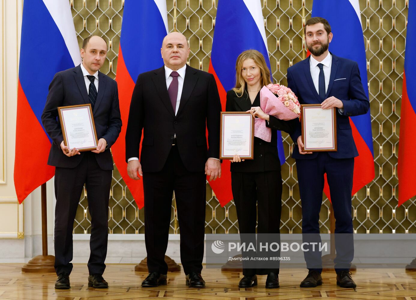 Премьер-министр РФ М. Мишустин вручил премии правительства в области СМИ за 2023 год