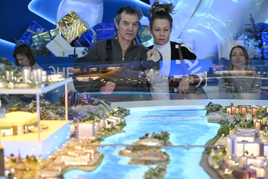 Международная выставка-форум "Россия"
Стенд Красноярского края, павильон №75 Место: Россия, Москва. Автор: Максим Блинов/РИА Новости. Работа выставки "Россия"