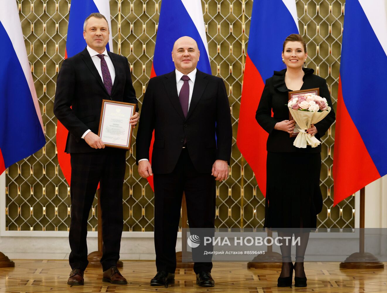 Премьер-министр РФ М. Мишустин вручил премии правительства в области СМИ за 2023 год