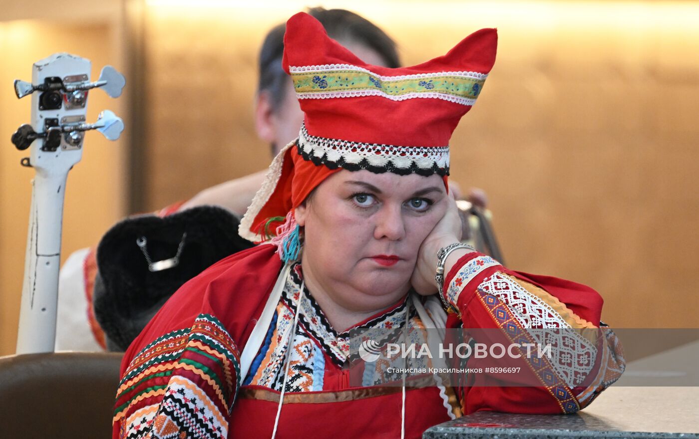 Выставка "Россия". Гастрономическое театрализованное представление