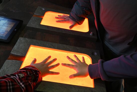 Международная выставка-форум "Россия"
Стенд Свердловской области, павильон №75
Место: Россия, Москва. Автор: Максим Блинов/РИА Новости. Работа выставки "Россия"