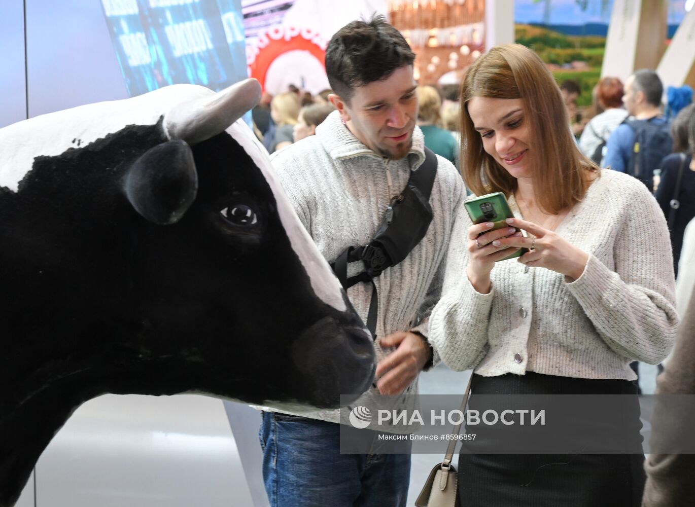 Работа выставки "Россия"