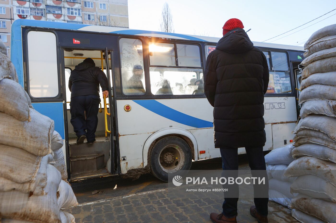 Укрепление остановок общественного транспорта в Белгороде