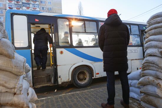 Укрепление остановок общественного транспорта в Белгороде