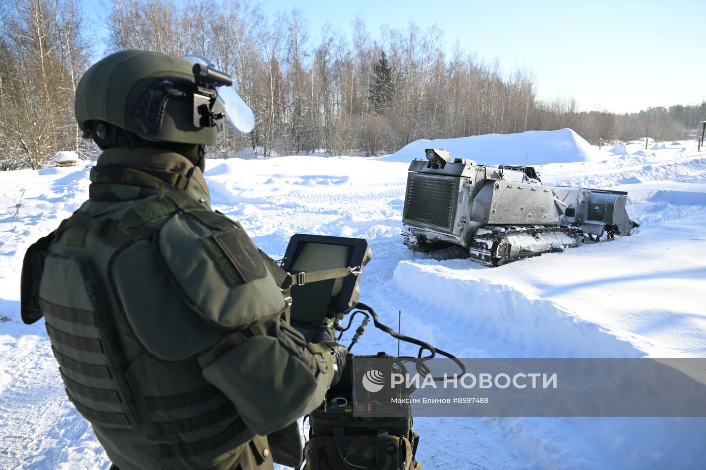 Учения инженерных войск ВС РФ в Подмосковье