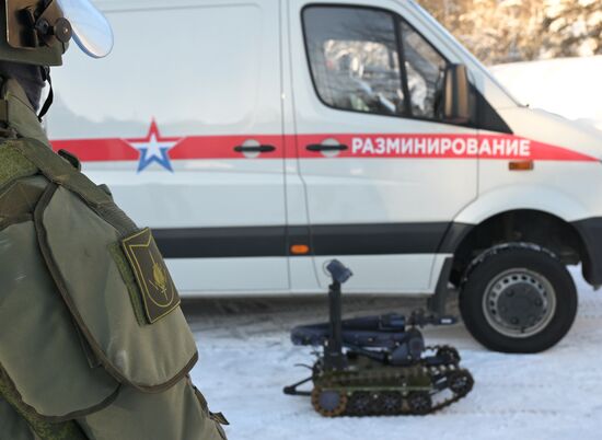 Учения инженерных войск ВС РФ в Подмосковье 