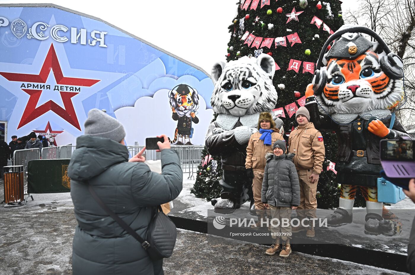 Выставка "Россия". Открытие павильона Минобороны РФ