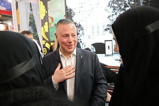 Международная выставка-форум "Россия"
Ярославская область. День региона, павильон №75
Михаил Евраев, губернатор Ярославской области Место: Россия, Москва. Автор: Рамиль Ситдиков/РИА Новости. Выставка "Россия". Ярославская область. День региона