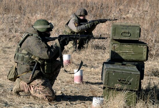 Учения военнослужащих ТОФ в Приморском крае