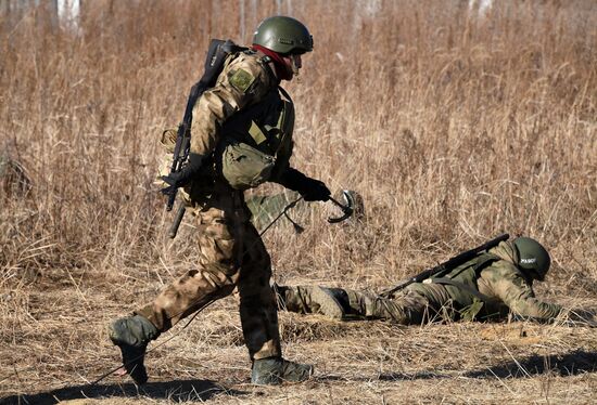 Учения военнослужащих ТОФ в Приморском крае