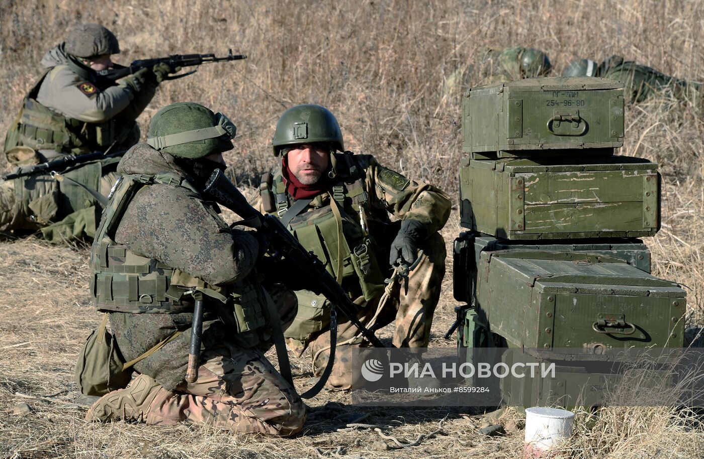 Учения военнослужащих ТОФ в Приморском крае