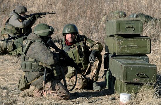 Учения военнослужащих ТОФ в Приморском крае