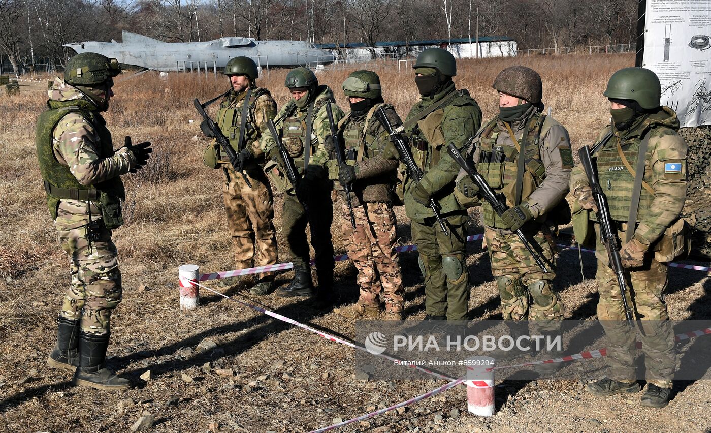 Учения военнослужащих ТОФ в Приморском крае