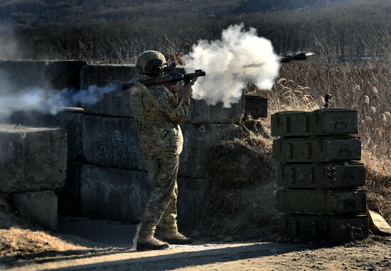 Учения военнослужащих ТОФ в Приморском крае