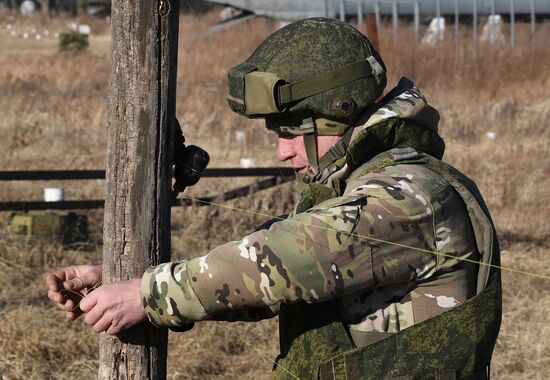 Учения военнослужащих ТОФ в Приморском крае