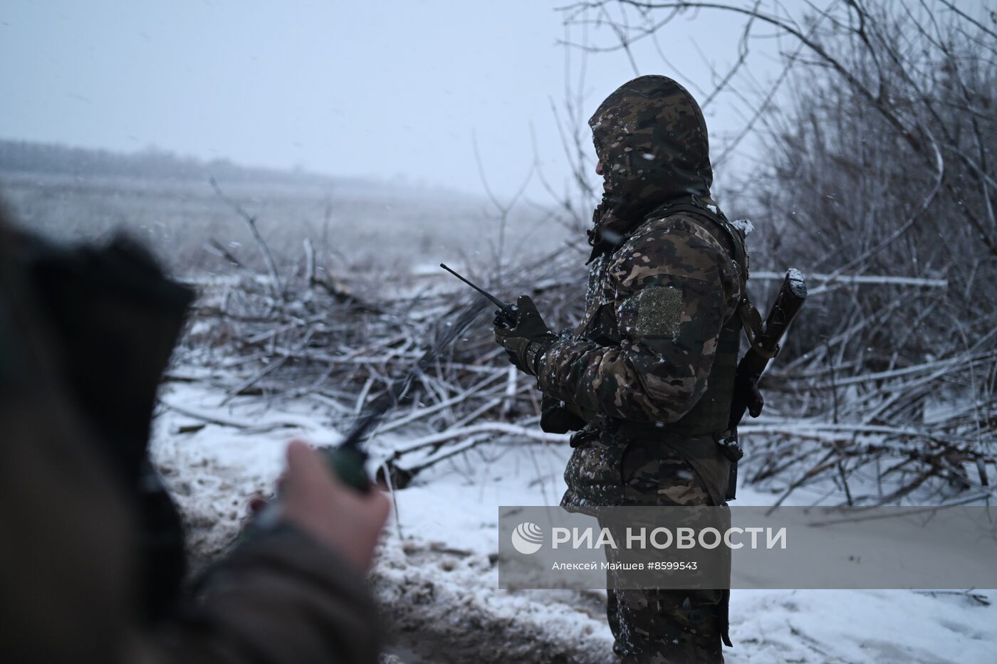 Российские военные в зоне спецоперации