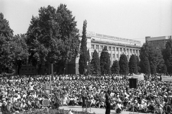 События в Душанбе 21-22 сентября 1991 г