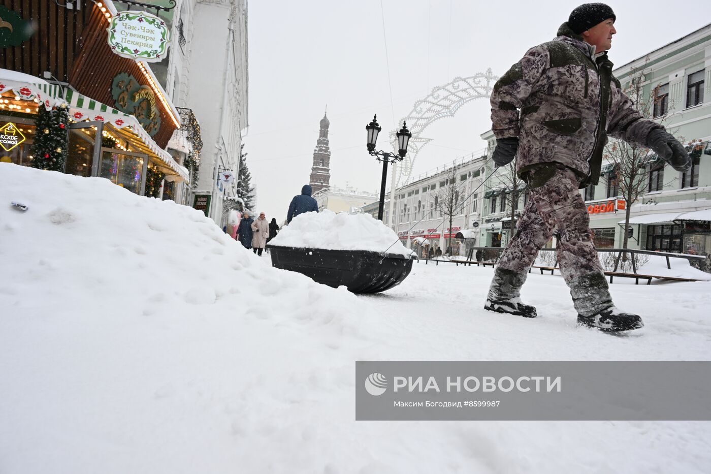 Метель в Казани 