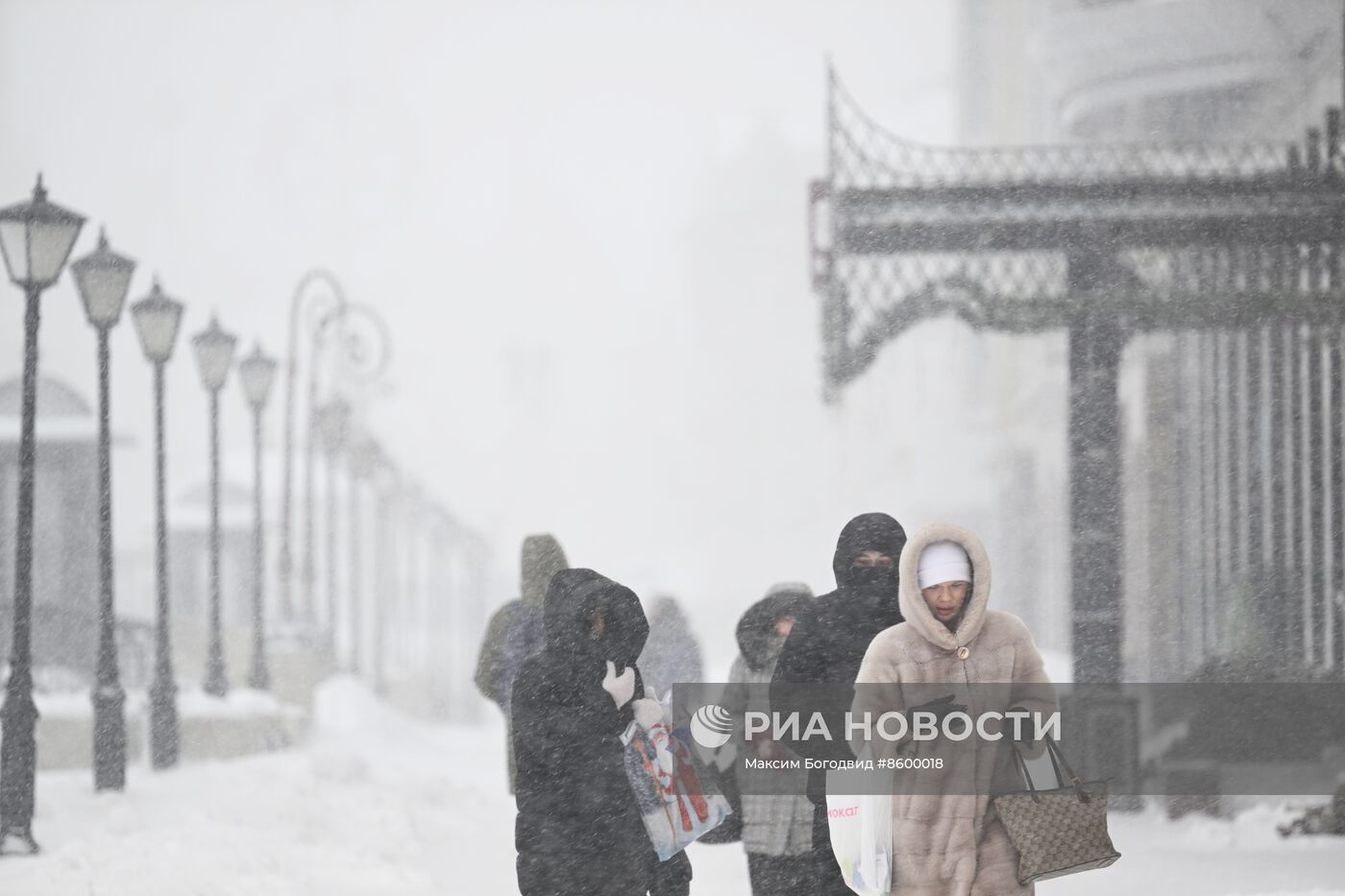 Метель в Казани 