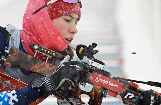 В Красноярске грузинка чемпион по биатлону