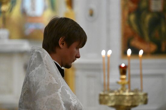 Патриаршее служение в Крещенский сочельник