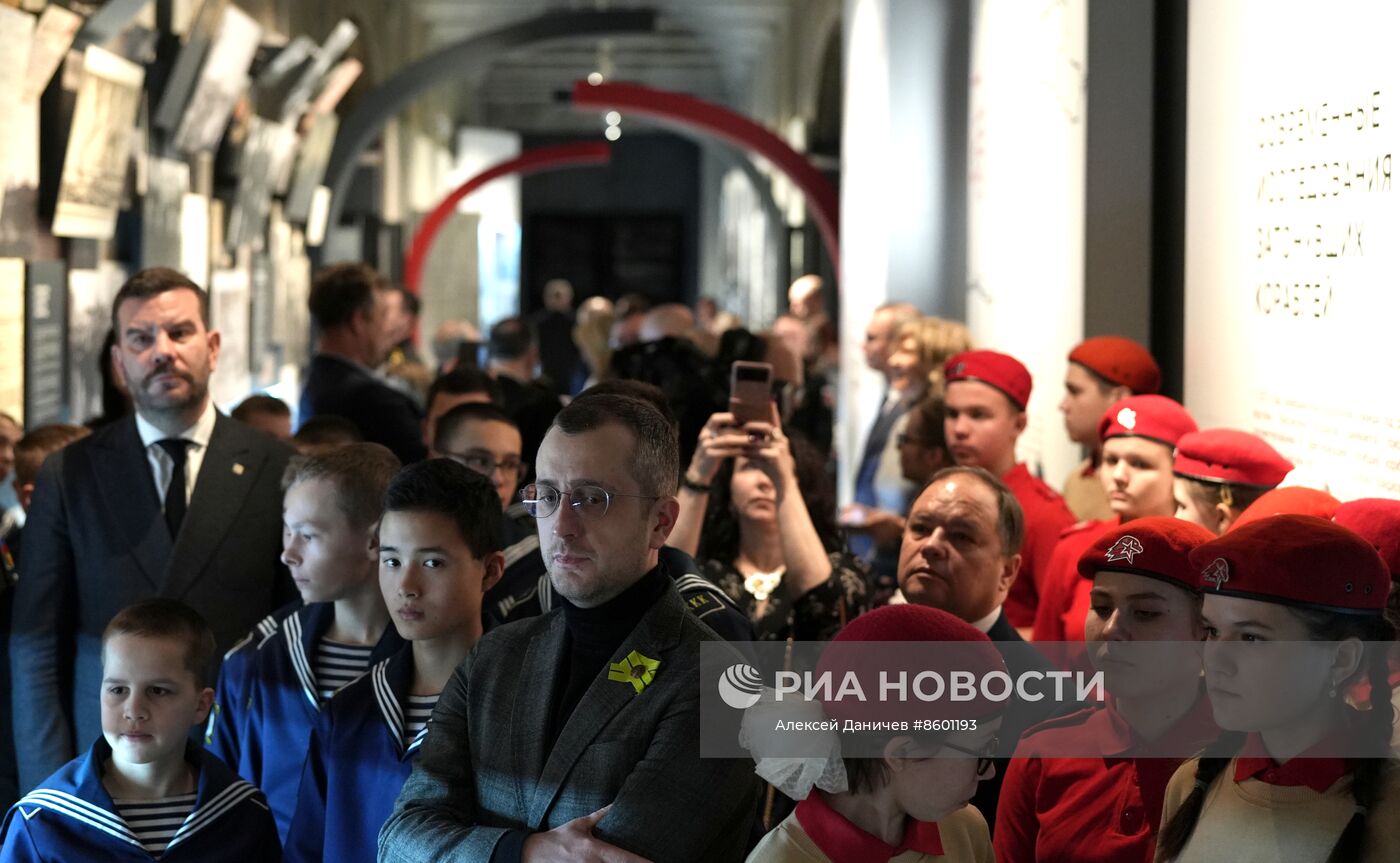 Открытие выставки "Флот для блокадного Ленинграда"