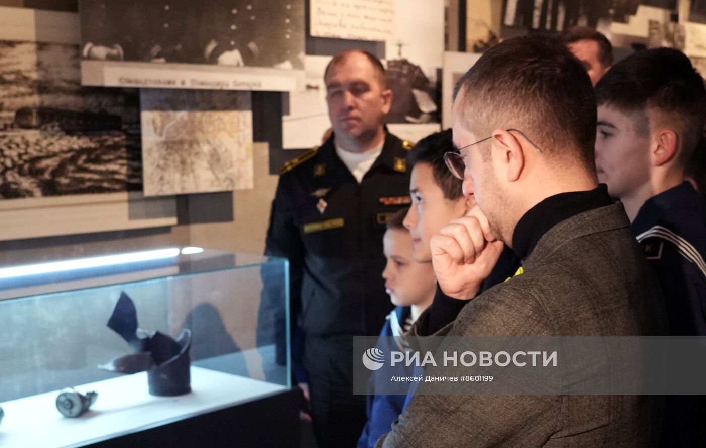 Открытие выставки "Флот для блокадного Ленинграда"