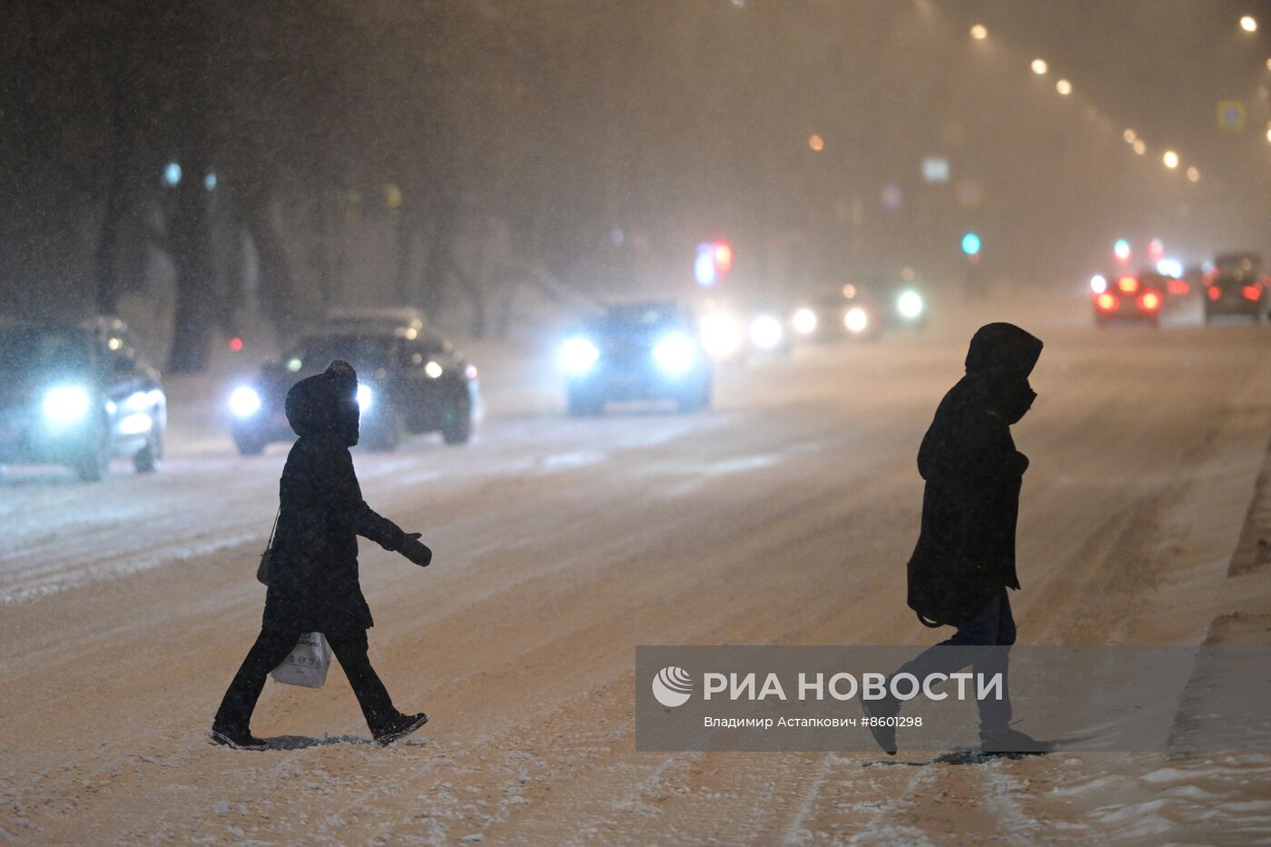 Снег в Москве