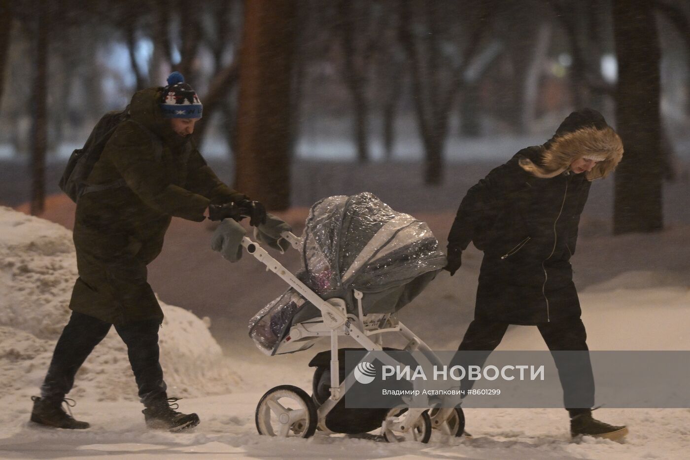 Снег в Москве